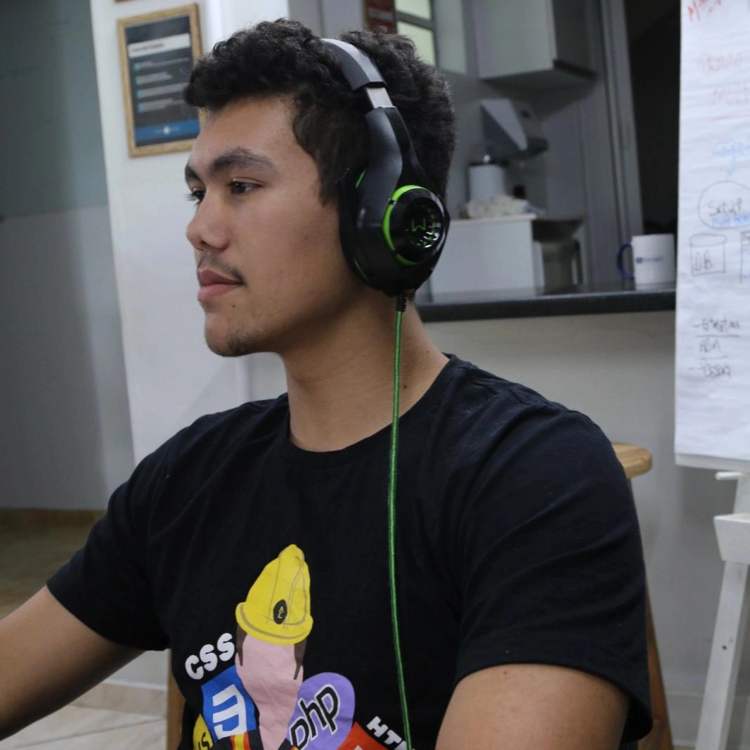 Minha foto no escritório