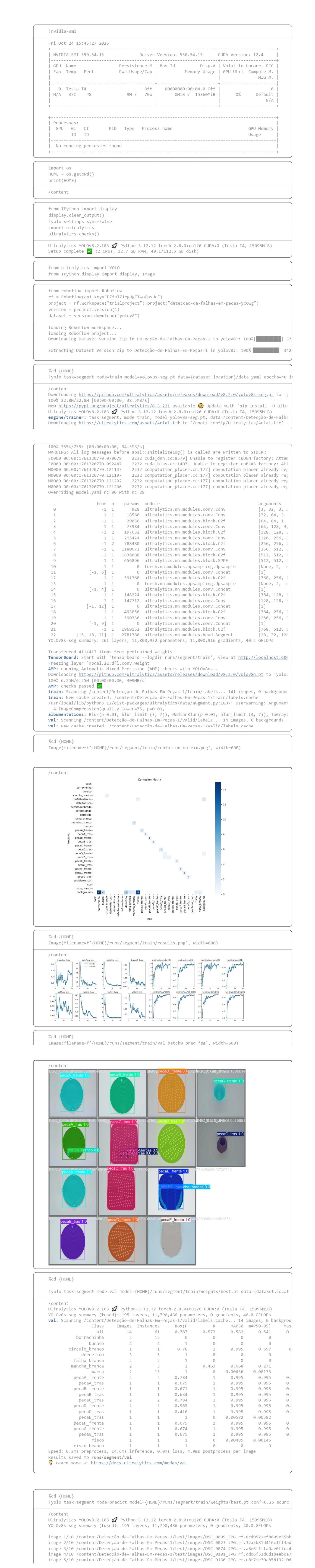 Detecção de falhas em peças